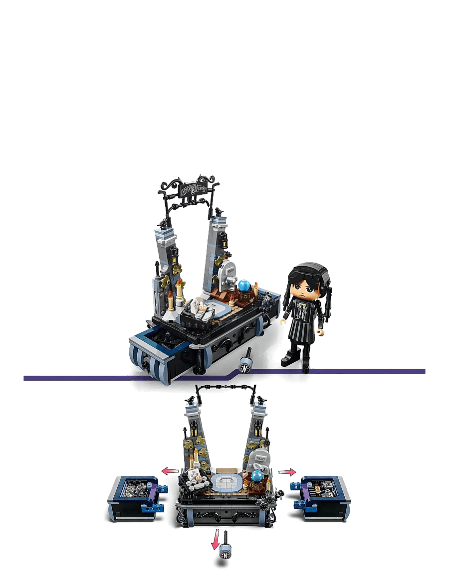 LEGO - Wednesday: Wednesday Addams Figure Toy Gift 76780 - multi - 4