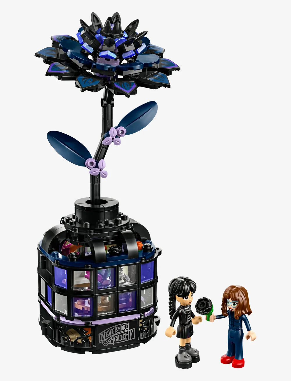 LEGO - Wednesday Black Dahlia Flower Halloween Gift, Faux Plant Room Decor 76784 -  lego wednesday - multi - 1