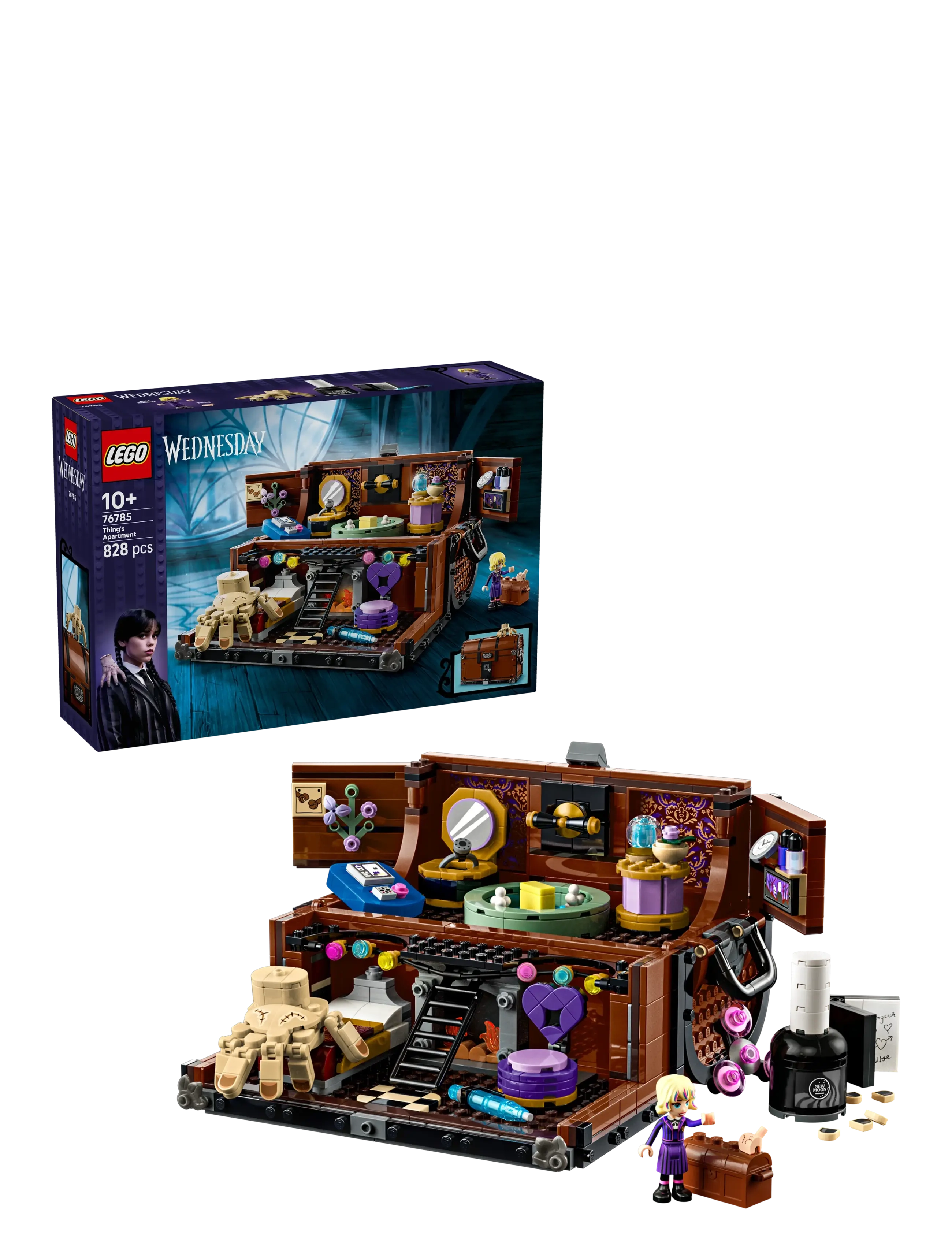 LEGO Wednesday Thing’s Apartment, Birthday Or Halloween 76785 Patterned - One Size - Kinder