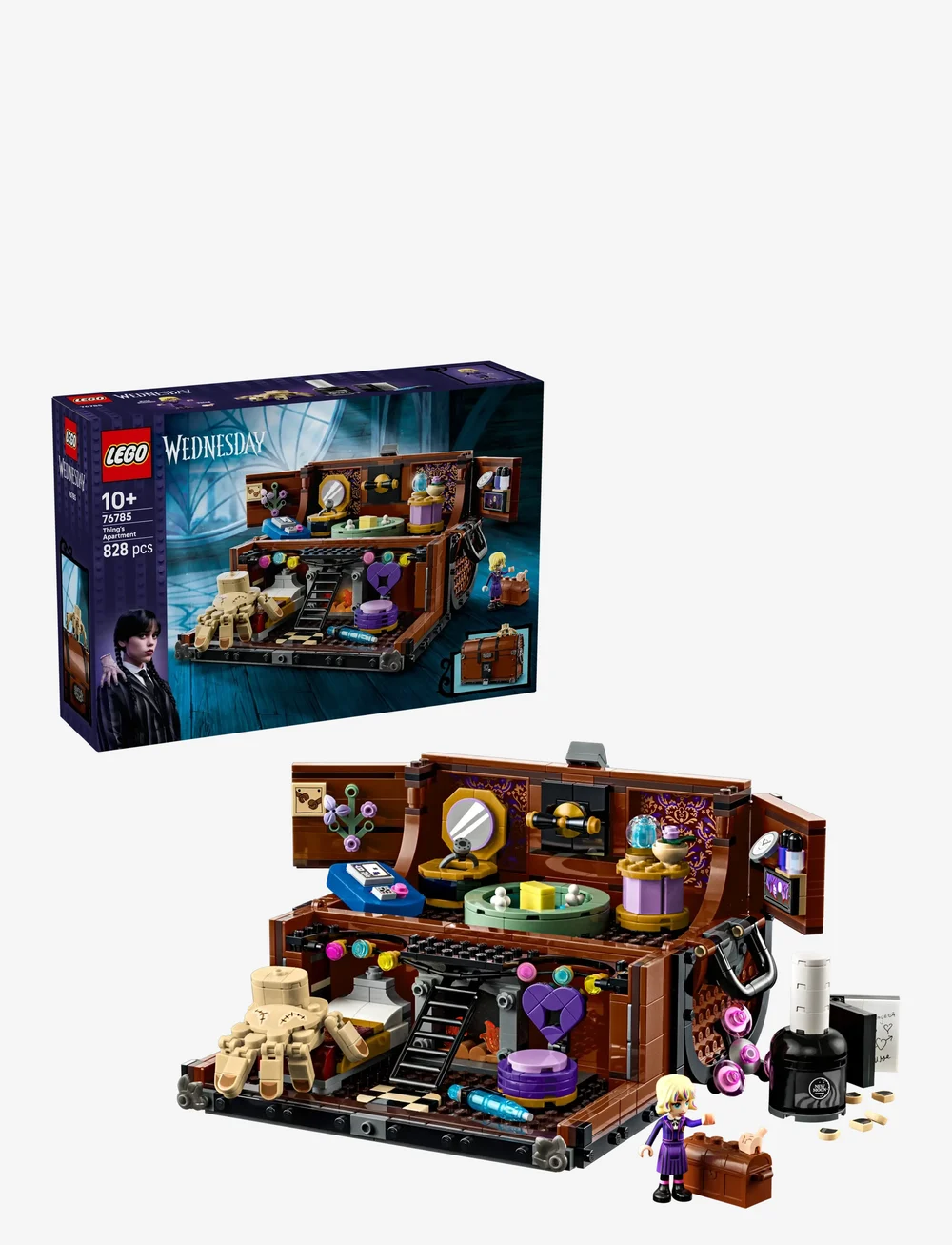 LEGO - Wednesday Thing’s Apartment, Birthday or Halloween Gift Building Set 76785 - lego wednesday - multi - 0