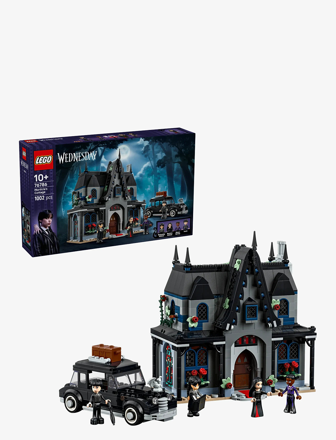 LEGO - Wednesday Morticia’s Cottage Halloween Gift, Model Building Kit 76786 -  lego wednesday - multi - 0