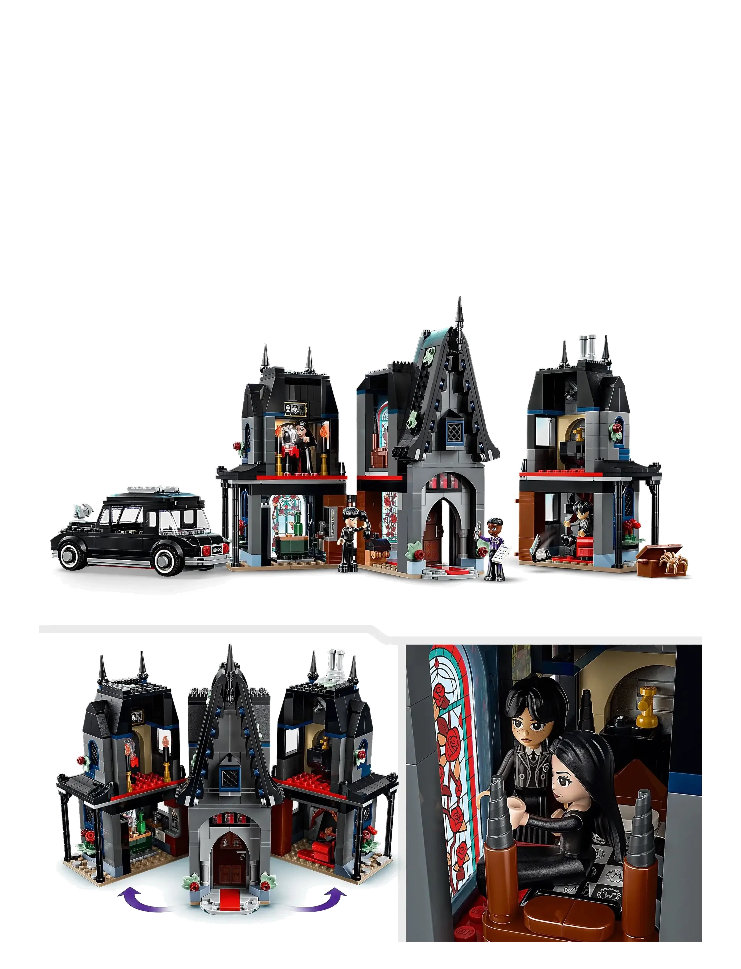 LEGO - Wednesday Morticia’s Cottage Halloween Gift, Model Building Kit 76786 - geburtstagsgeschenke - multi - 3