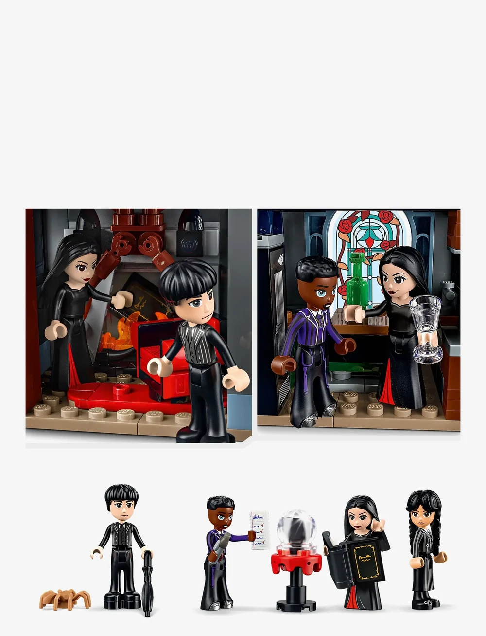 LEGO - Wednesday Morticia’s Cottage Halloween Gift, Model Building Kit 76786 - lego wednesday - multi - 4