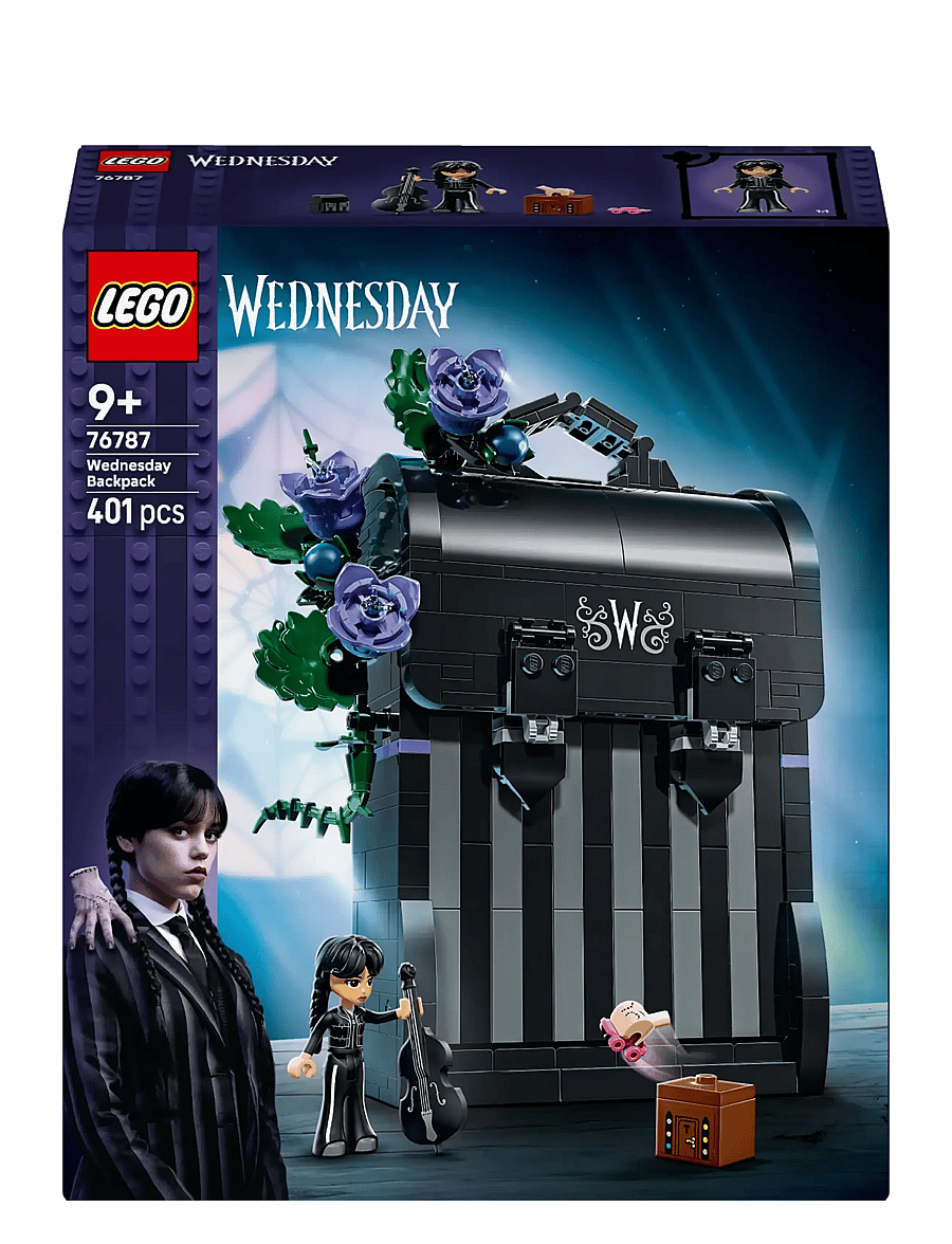 LEGO - Wednesdays skoletaske 76787 - lego wednesday - multi - 3