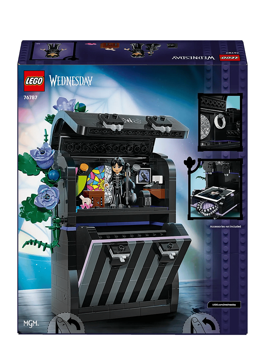 LEGO - Wednesdays skoletaske 76787 - lego wednesday - multi - 4