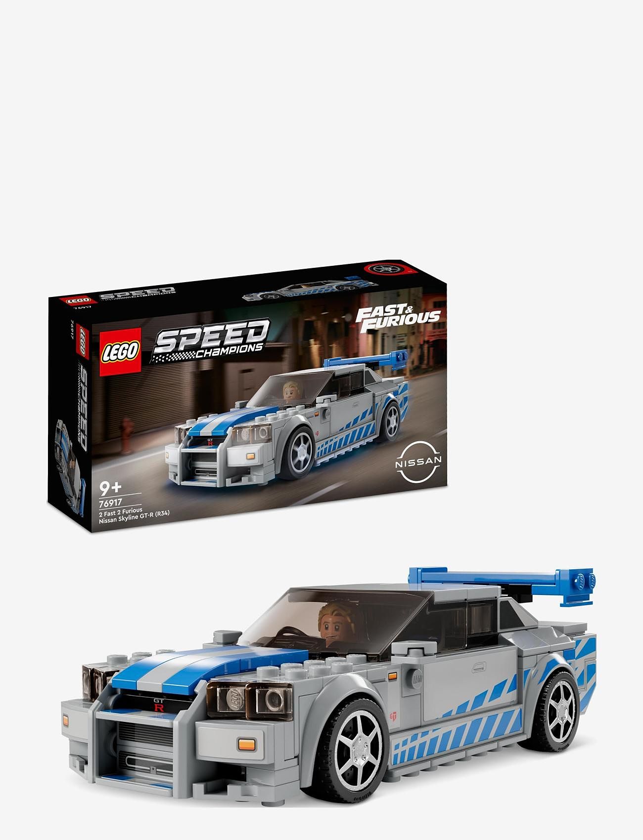 LEGO - 2 Fast 2 Furious Nissan Skyline GT-R (R34) - de laveste prisene - multicolor - 0