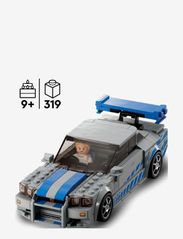 LEGO - 2 Fast 2 Furious Nissan Skyline GT-R (R34) - de laveste prisene - multicolor - 3