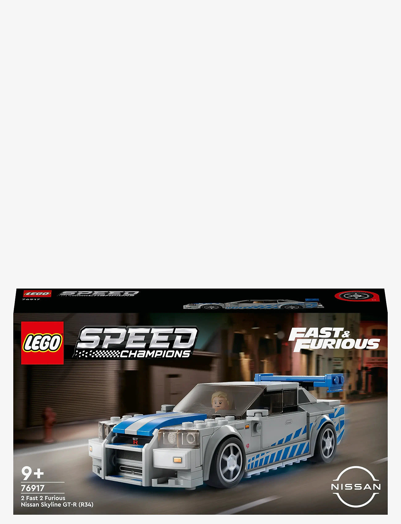 LEGO - 2 Fast 2 Furious Nissan Skyline GT-R (R34) 76917 - lego speed champions - multicolor - 3