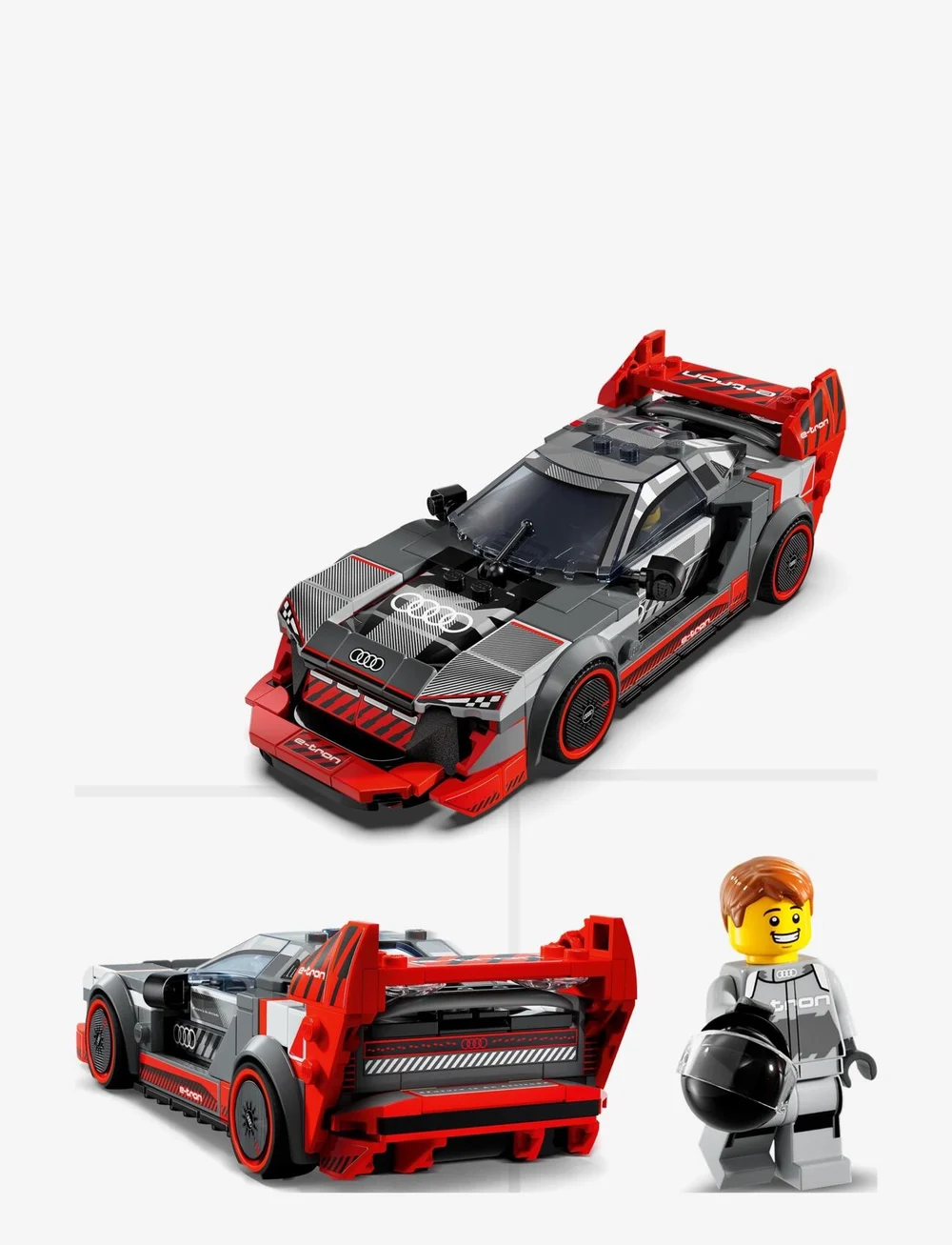 LEGO - Speed Champions Audi S1 e-tron quattro Race Car 76921 - lego speed champions - multi - 3