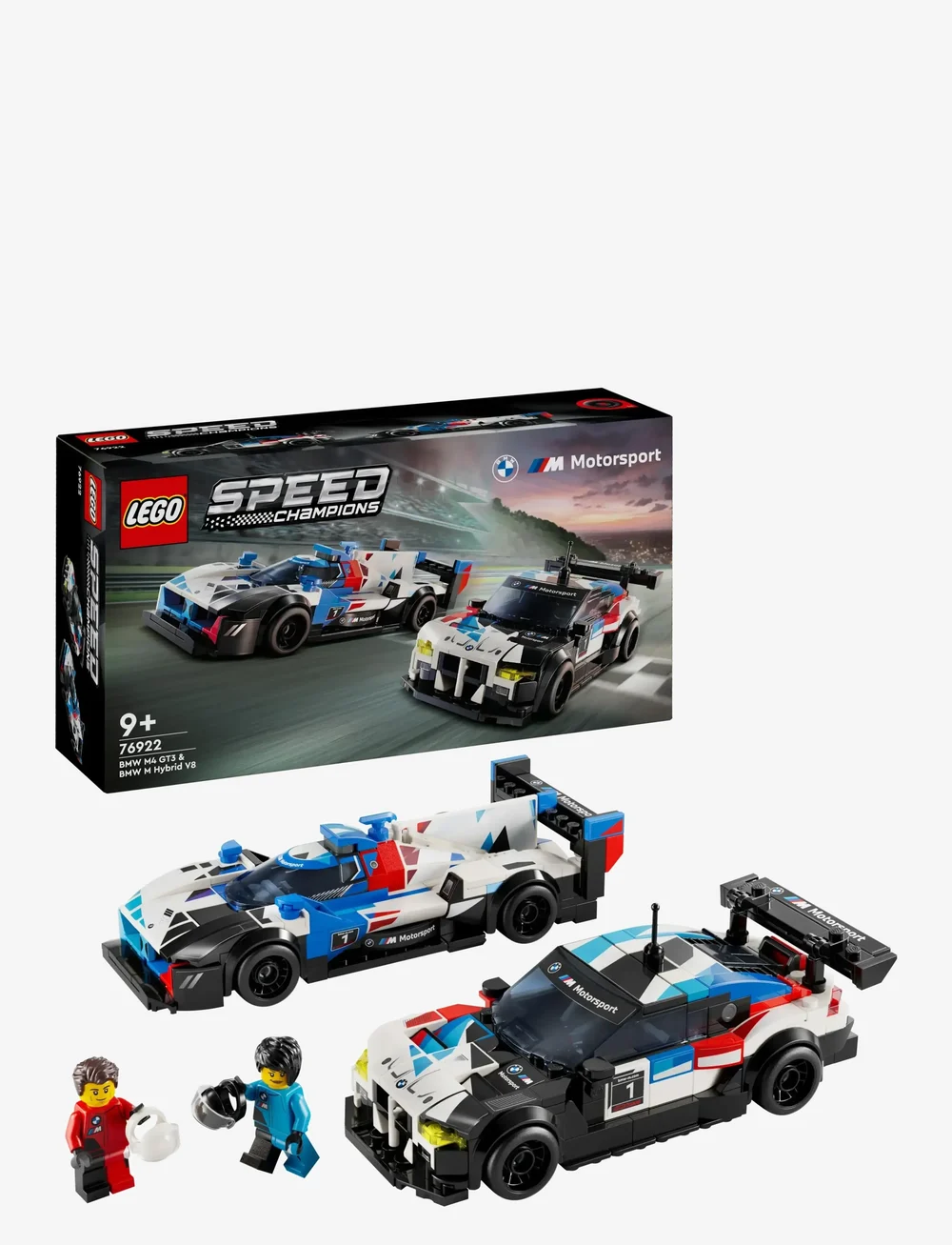 LEGO - Speed Champions BMW M4 GT3 & BMW M Hybrid V8 Race Cars 76922 - lego speed champions - multi - 0