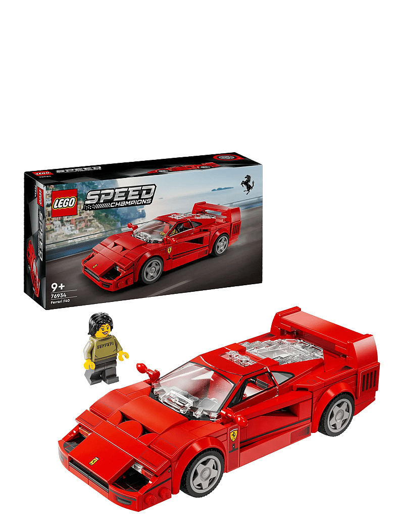 LEGO - Speed Champions Ferrari F40 Supercar Vehicle Toy 76934 - lego speed champions - multi - 0