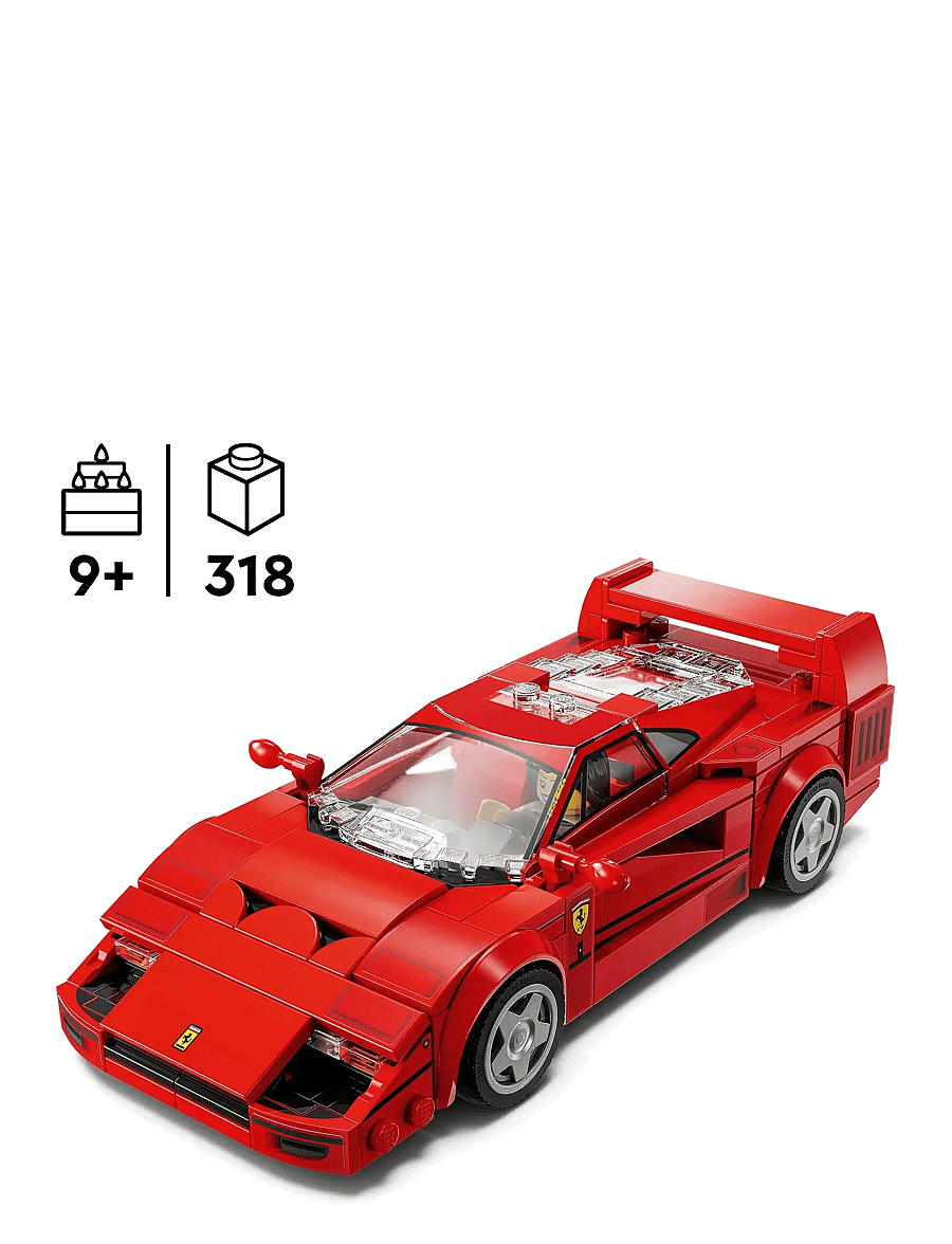 LEGO - Speed Champions Ferrari F40 Supercar Vehicle Toy 76934 - lego speed champions - multi - 1