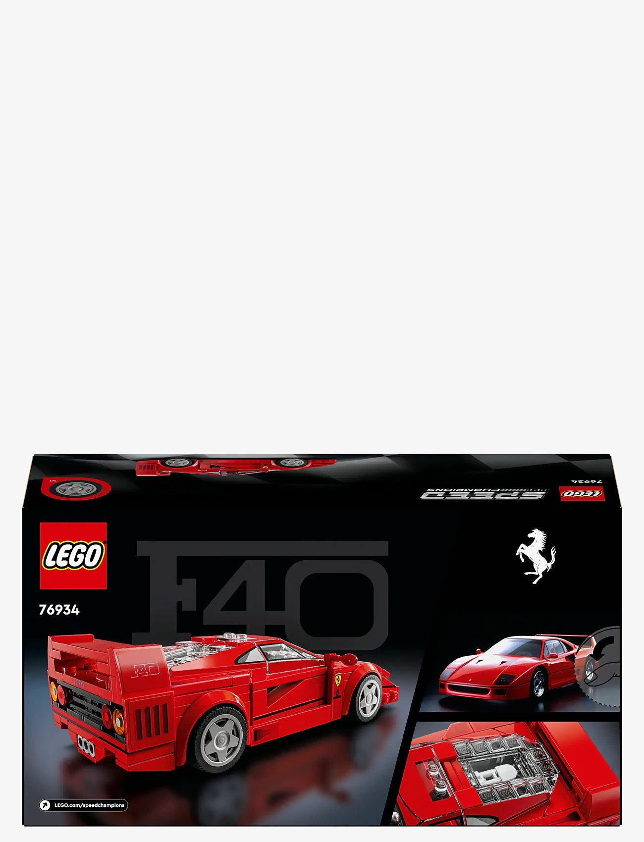 LEGO Speed Champions Ferrari F40 Supercar Vehicle Toy 76934 (LGO76934)  LEGO® Speed Champions