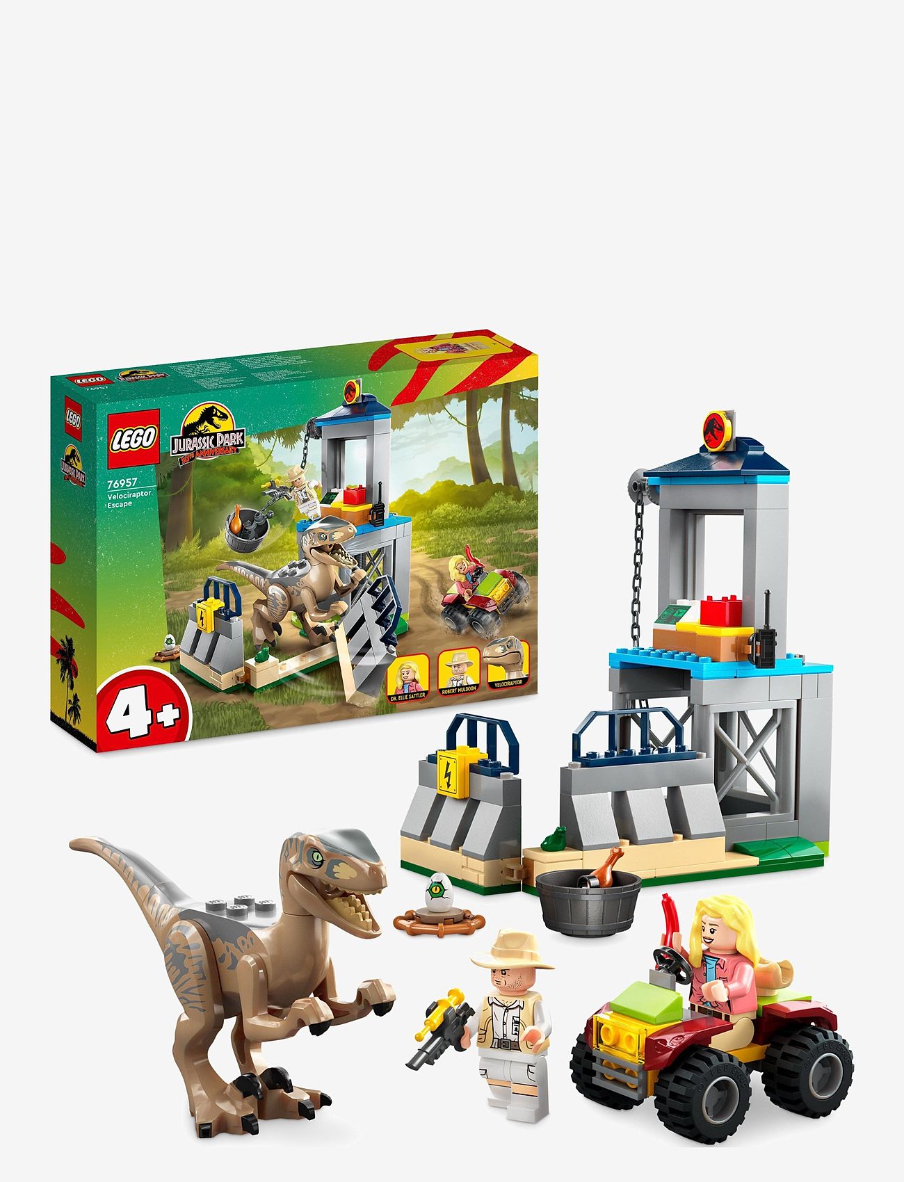 LEGO - Velociraptor Escape Dinosaur Toy - lego® jurassic world™ - multicolor - 0