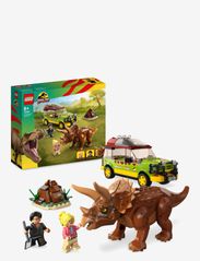 LEGO - Triceratops Research with Car Toy - lego® jurassic world™ - multicolor - 0