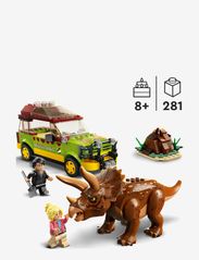 LEGO - Triceratops Research with Car Toy - lego® jurassic world™ - multicolor - 4