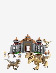 LEGO - Visitor Centre: T. rex & Raptor Attack - lego® jurassic world™ - multicolor - 2