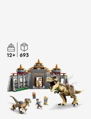 LEGO - Visitor Centre: T. rex & Raptor Attack - lego® jurassic world™ - multicolor - 3