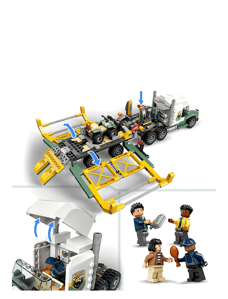 LEGO Jurassic World Dinosaur Missions: Allosaurus Transport Truck