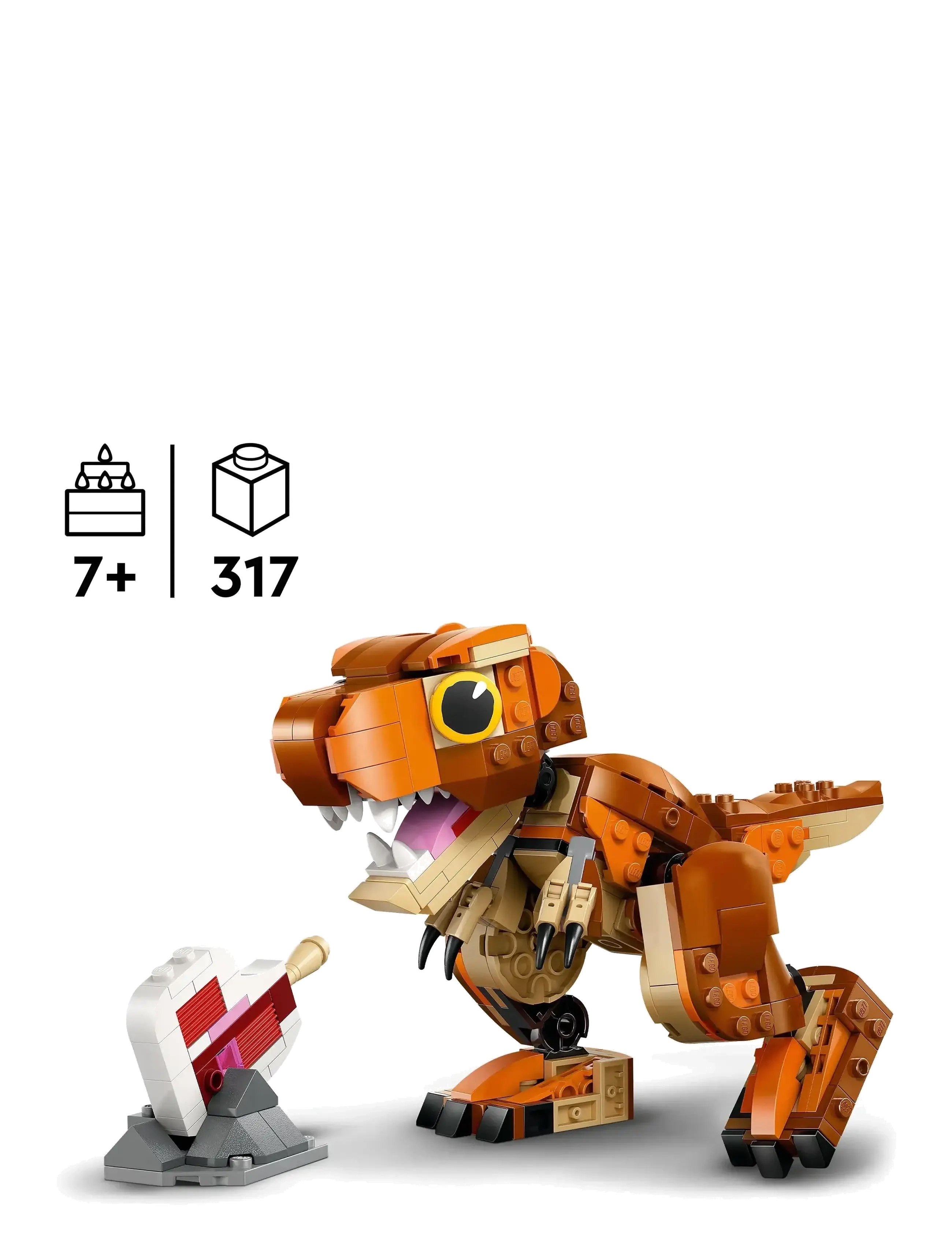LEGO - Jurassic World Little Eatie: T. rex Dinosaur Model Building Kit 76967 - lego jurassic world™ - multi - 1