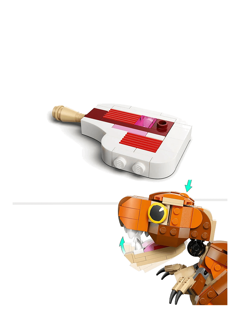 LEGO - Jurassic World Little Eatie: T. rex Dinosaur Model Building Kit 76967 - lego jurassic world™ - multi - 3