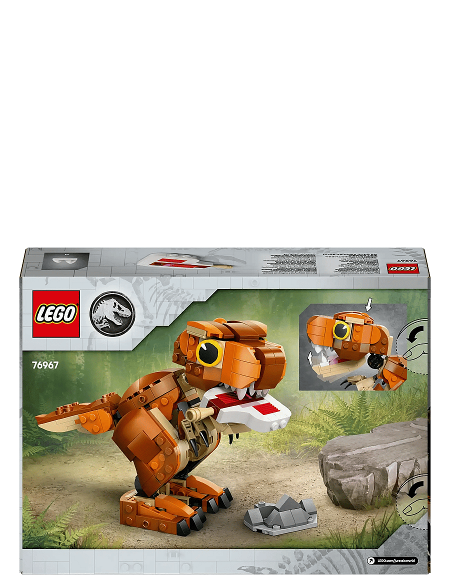 LEGO - Jurassic World Little Eatie: T. rex Dinosaur Model Building Kit 76967 - lego jurassic world™ - multi - 5