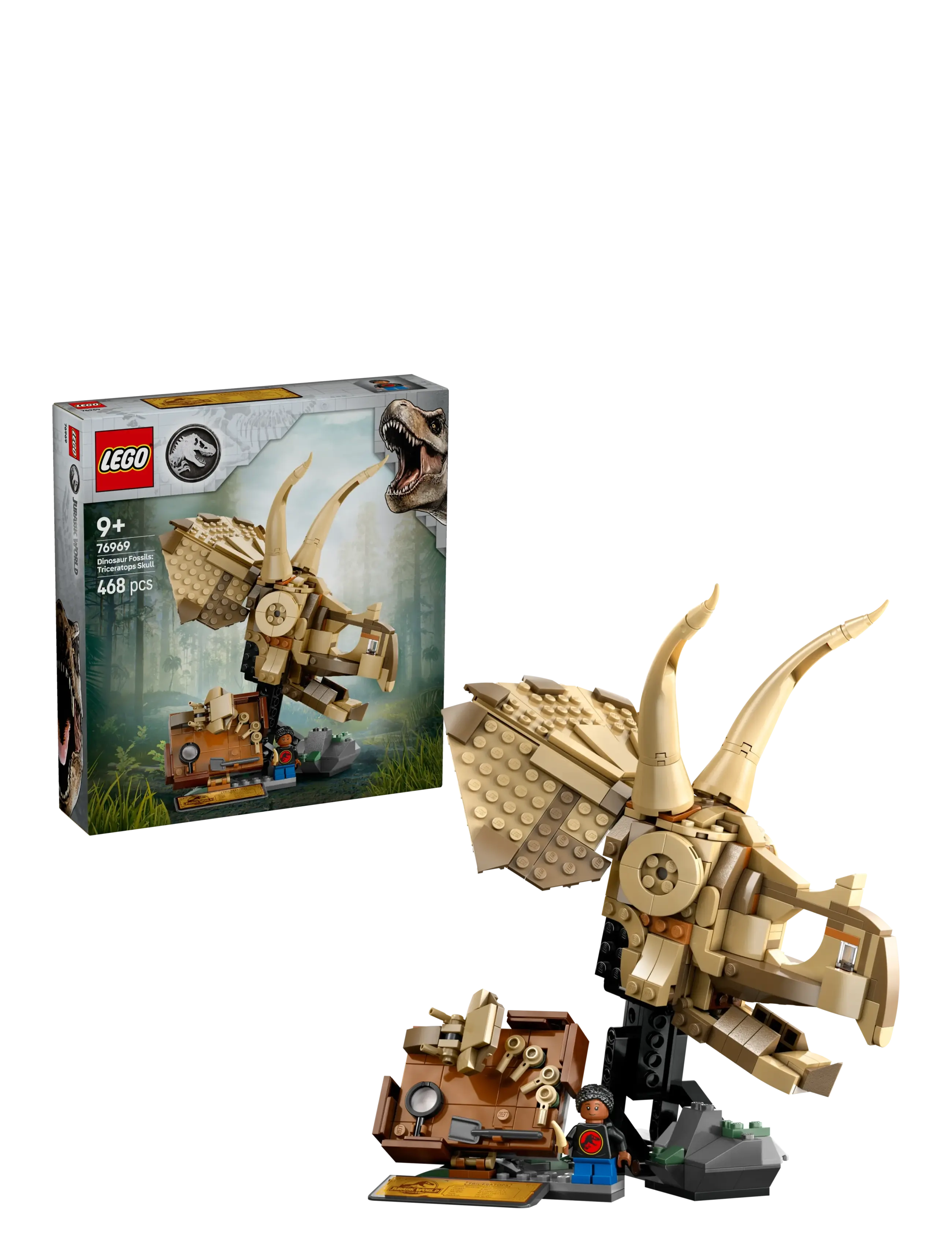 LEGO Dinosaurfossiler: Triceratops-Kranium 76969, Børn, Lego jurassic World, Multi/mønstret, Str: ONE SIZE