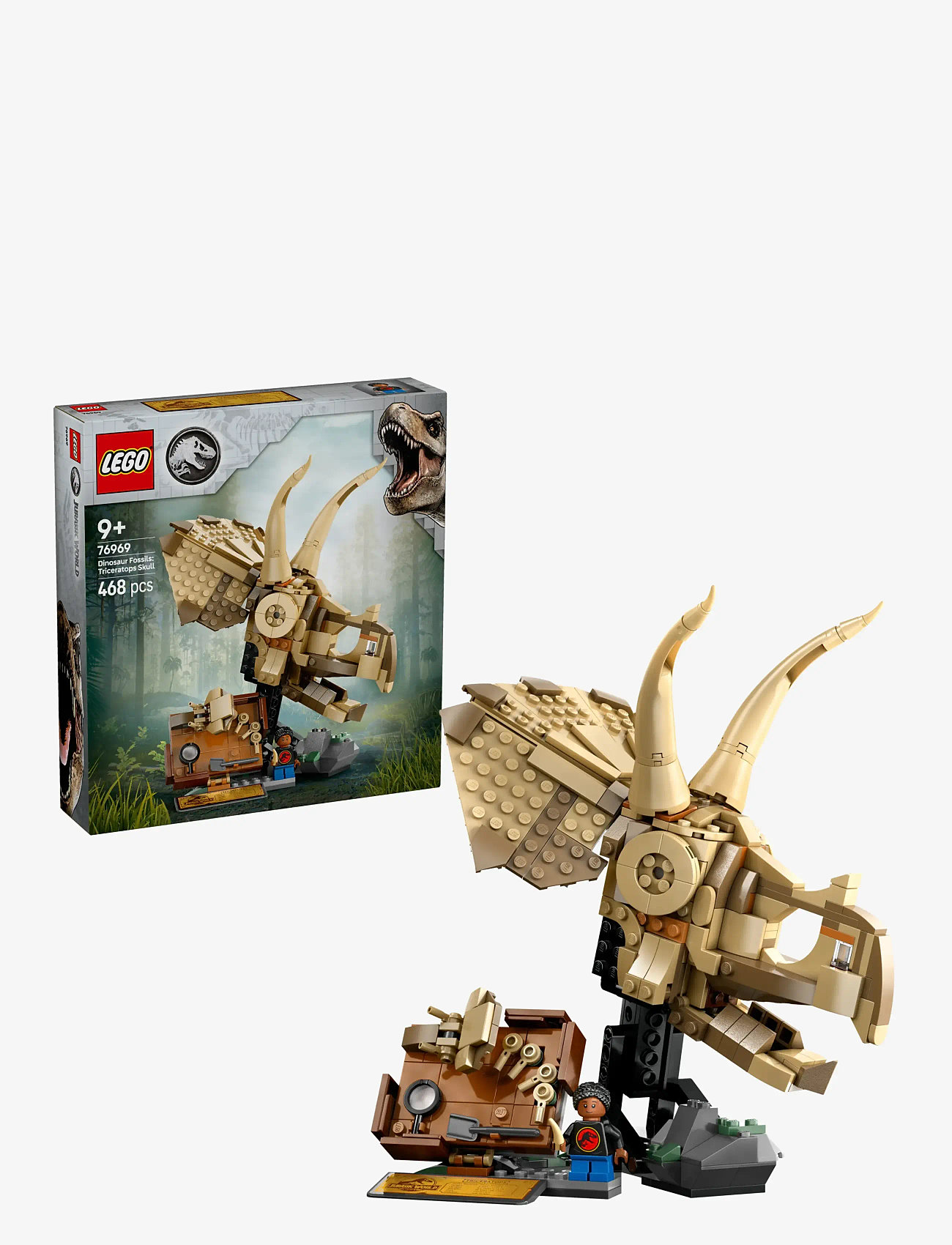 LEGO - Jurassic World Dinosaur Fossils: Triceratops Skull Model Set 76969 - lego jurassic world™ - multi - 0