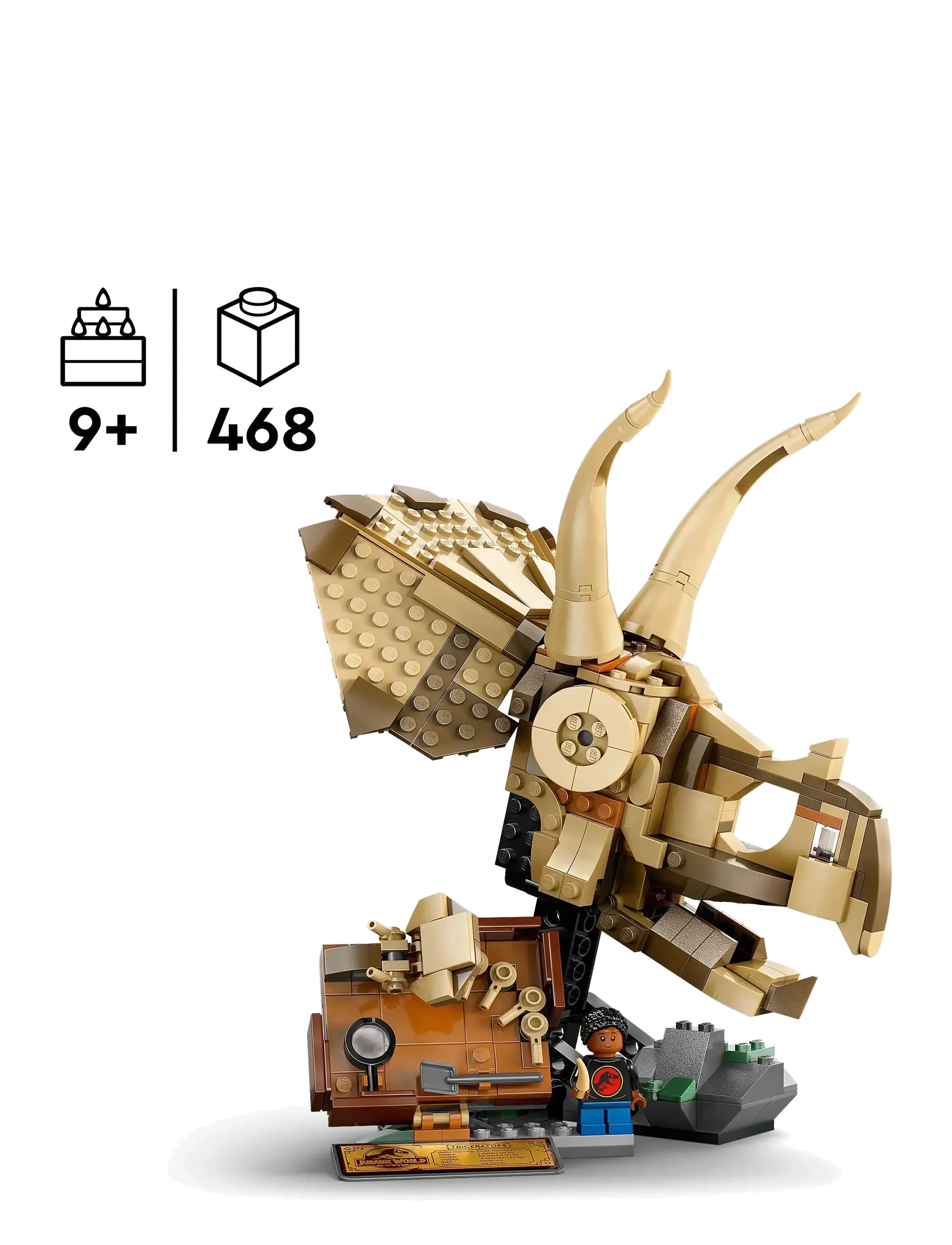 LEGO - Dinosaurfossiler: Triceratops-kranium 76969 - lego® jurassic world™ - multi - 1