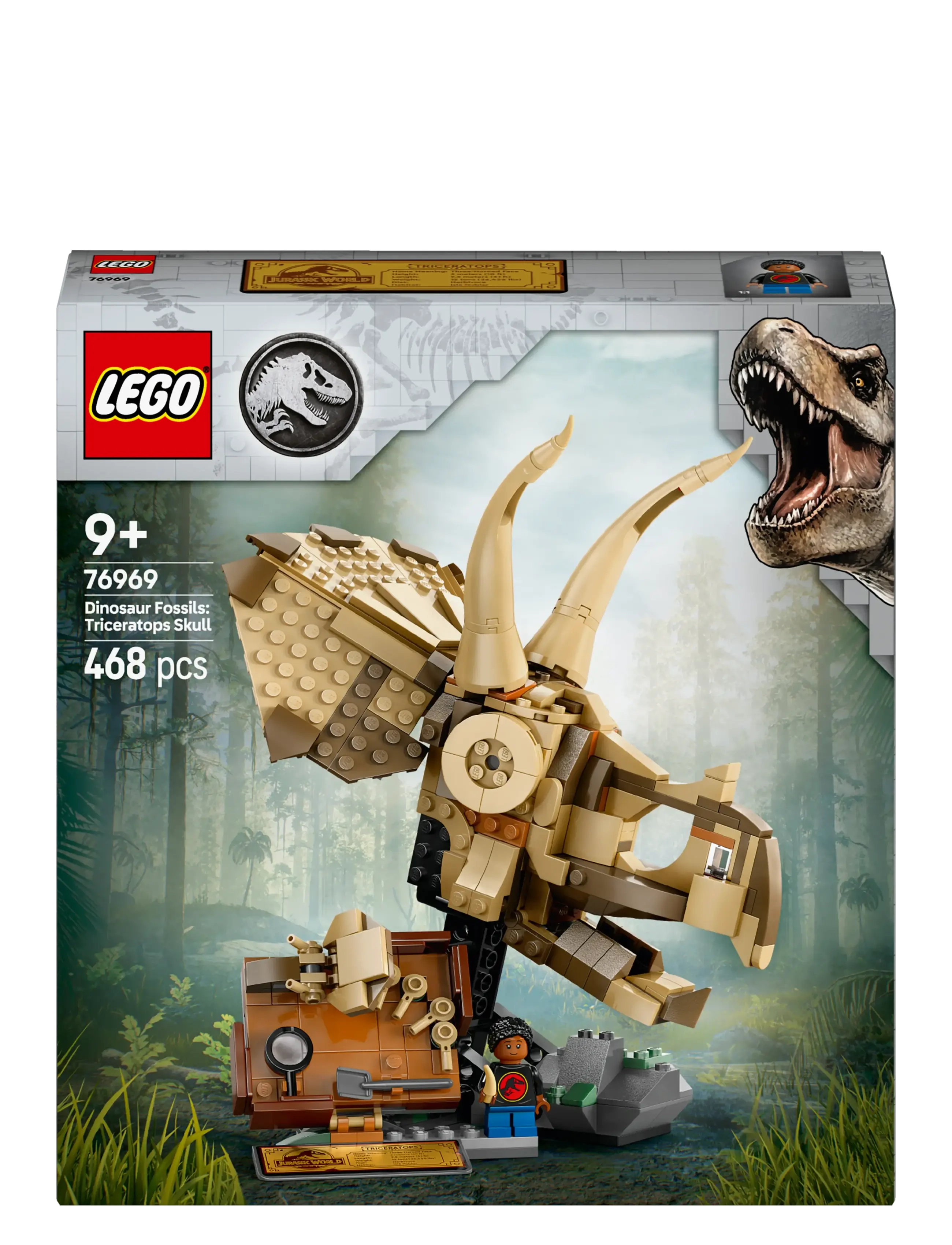 LEGO - Dinosaurfossiler: Triceratops-kranium 76969 - lego® jurassic world™ - multi - 4