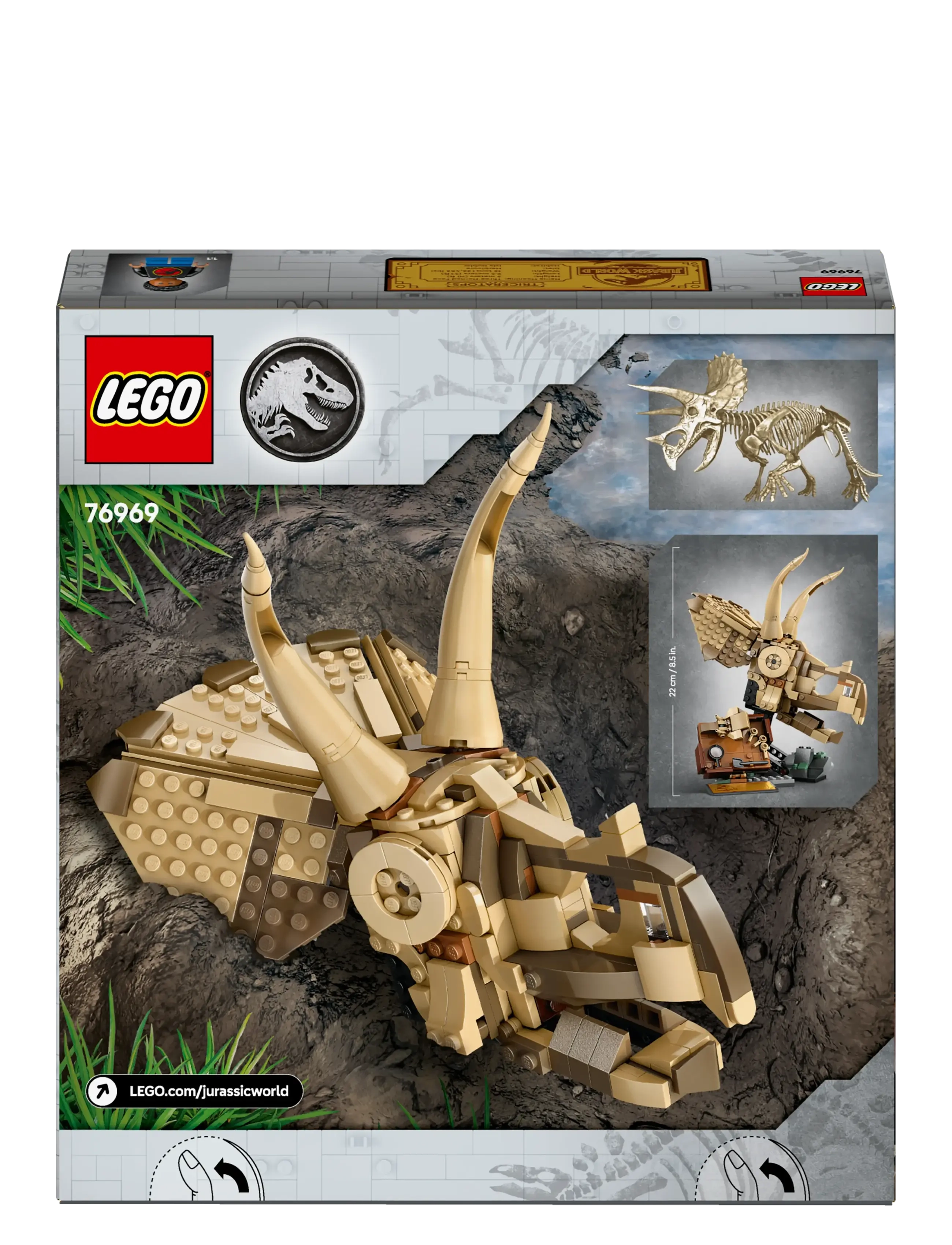 LEGO - Dinosaurfossiler: Triceratops-kranium 76969 - lego® jurassic world™ - multi - 5