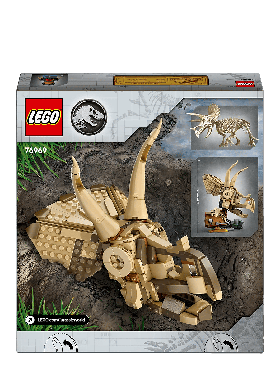 LEGO - Jurassic World Dinosaur Fossils: Triceratops Skull Model Set 76969 - lego® jurassic world™ - multi - 5