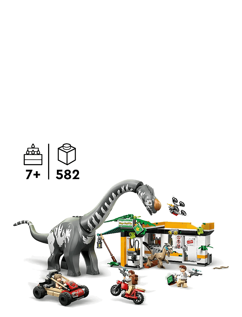 LEGO - Jurassic World Raptor & Titanosaurus Tracking Mission Dinosaur Toy 76973 - lego jurassic world™ - multi - 1