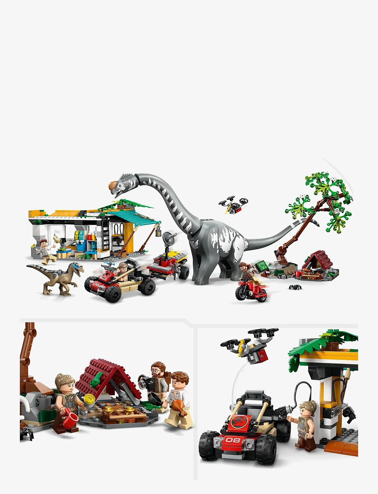 LEGO - Jurassic World Raptor & Titanosaurus Tracking Mission Dinosaur Toy 76973 - lego jurassic world™ - multi - 4