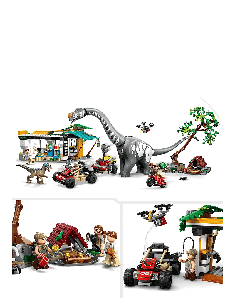 LEGO - Jurassic World Raptor & Titanosaurus Tracking Mission Dinosaur Toy 76973 - lego jurassic world™ - multi - 4