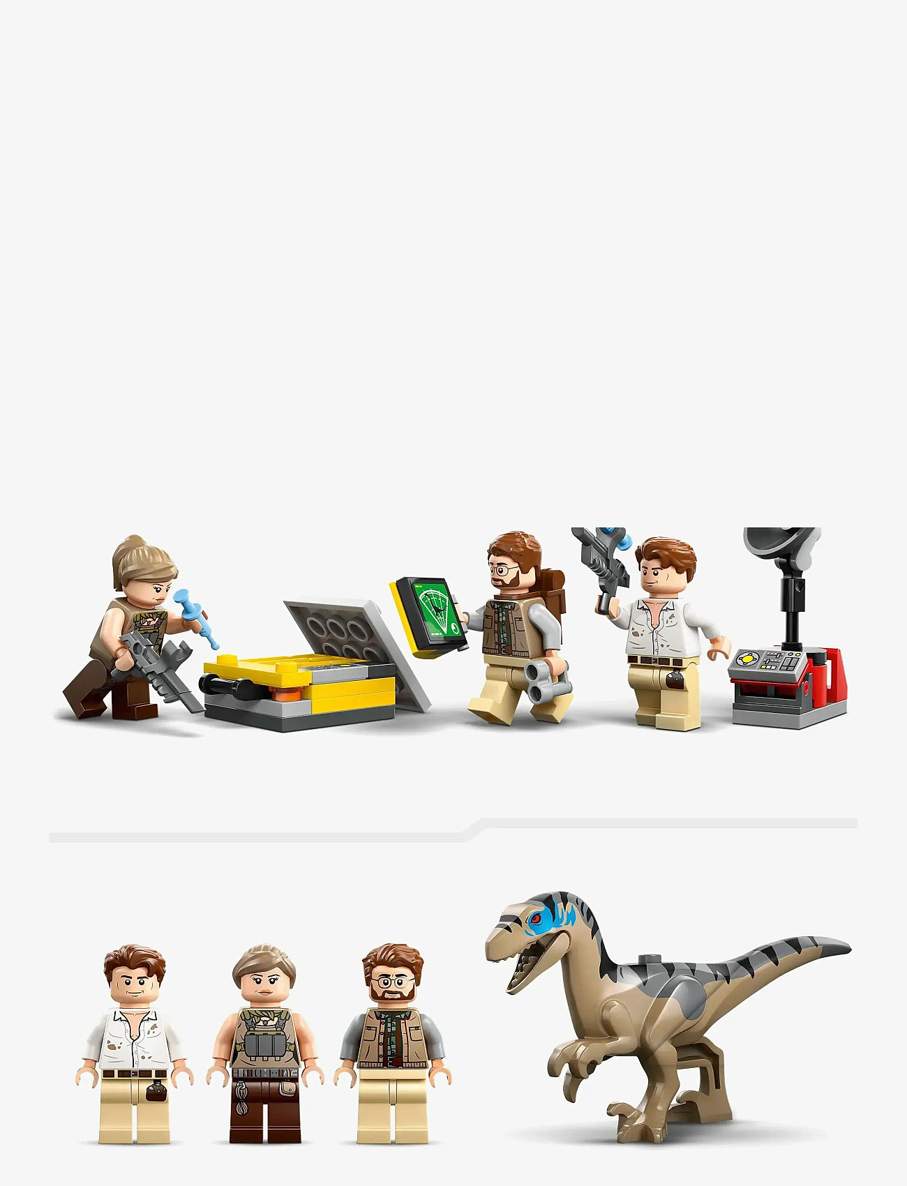 LEGO - Jurassic World Raptor & Titanosaurus Tracking Mission Dinosaur Toy 76973 - lego jurassic world™ - multi - 5