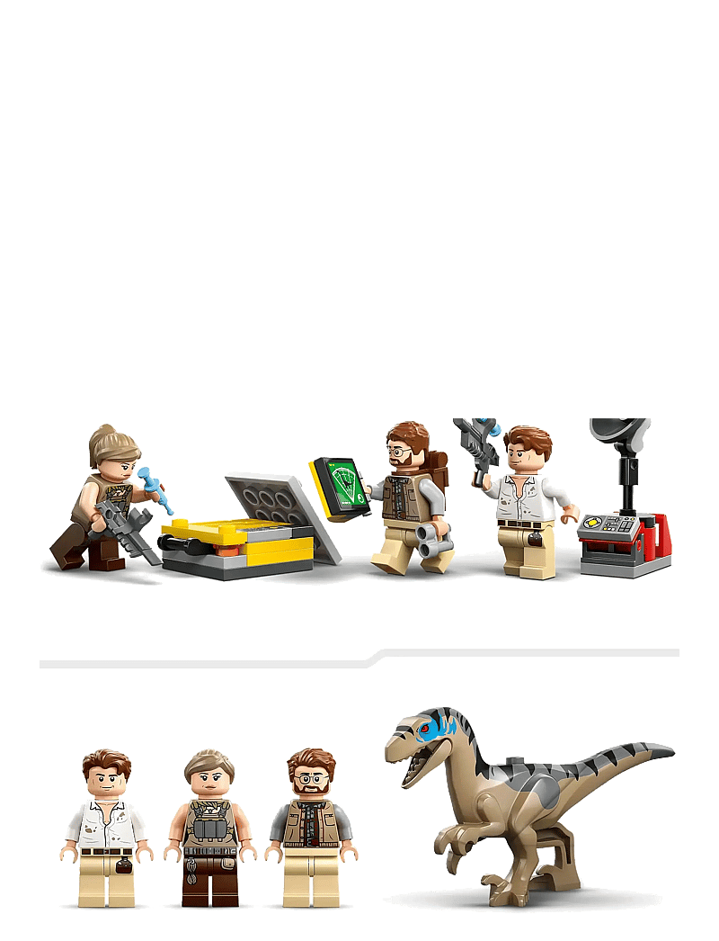 LEGO - Jurassic World Raptor & Titanosaurus Tracking Mission Dinosaur Toy 76973 - lego jurassic world™ - multi - 5