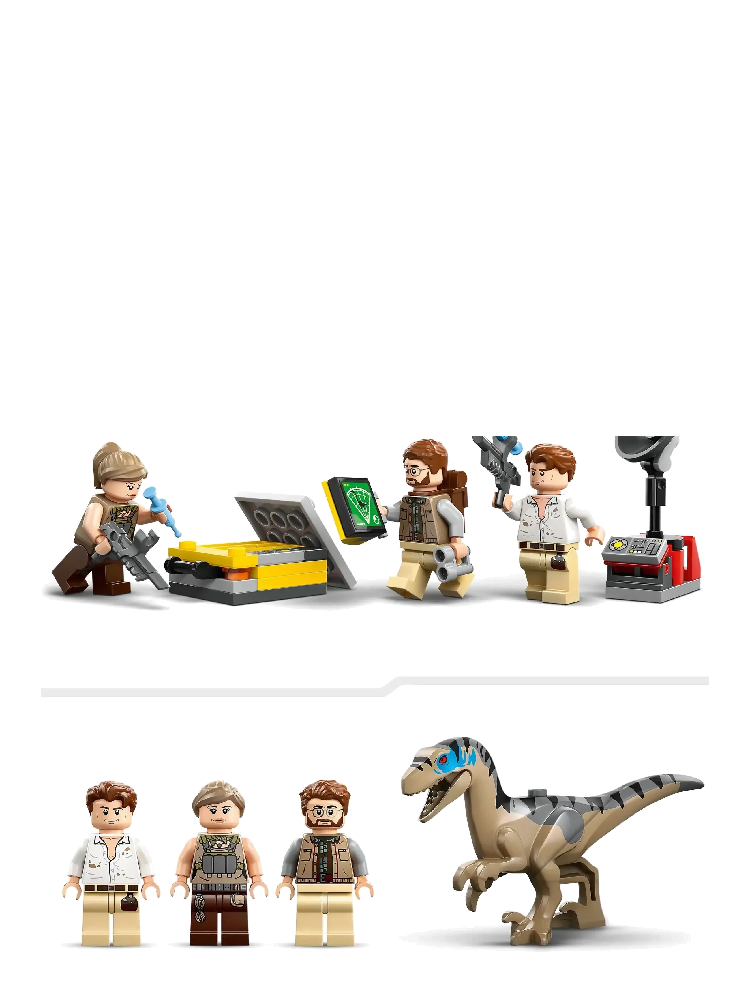 LEGO - Jurassic World Raptor & Titanosaurus Tracking Mission Dinosaur Toy 76973 - lego jurassic world™ - multi - 5