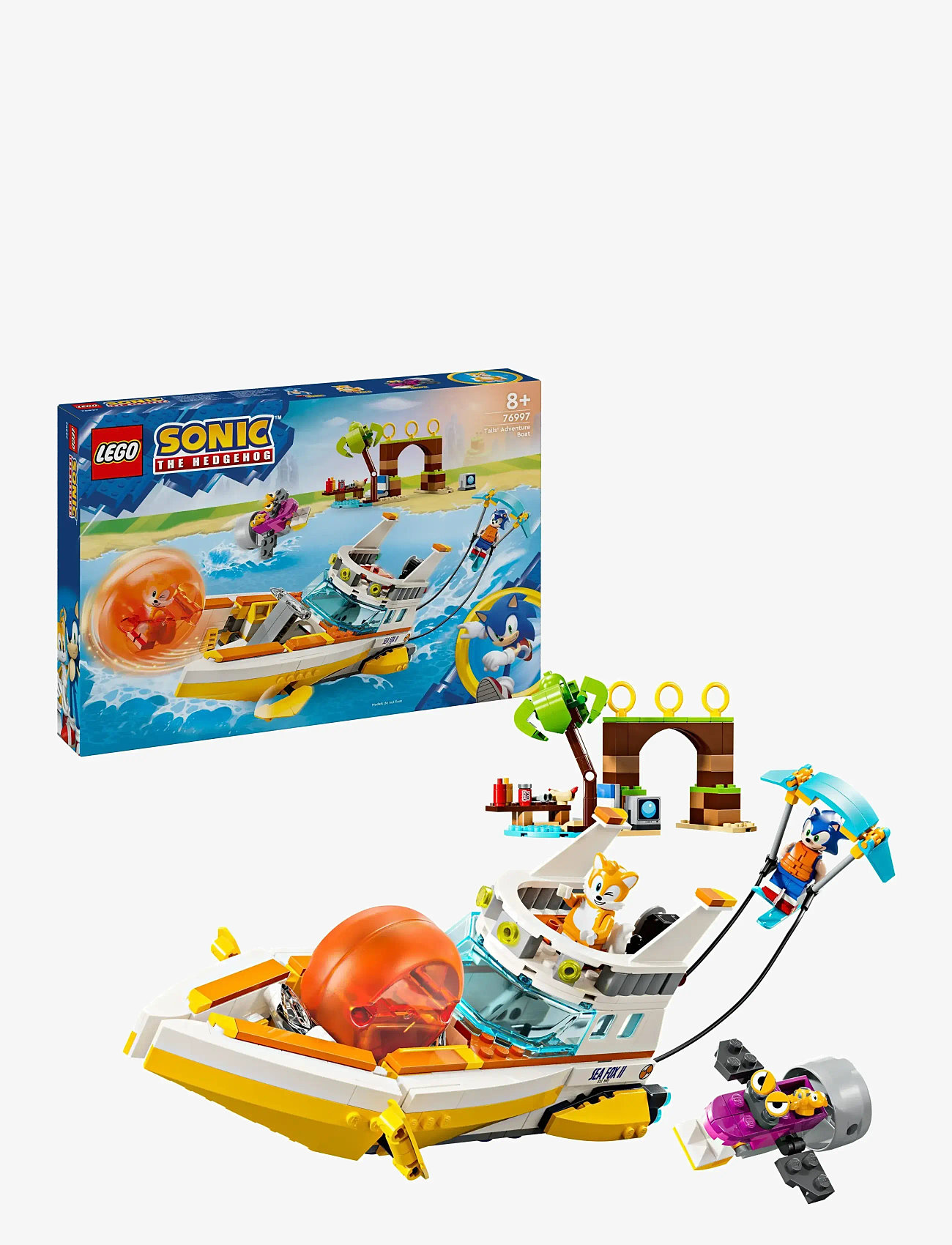 LEGO - Sonic the Tails’ Adventure Boat Toy 76997 - lego sonic the hedgehog™ - multi - 0