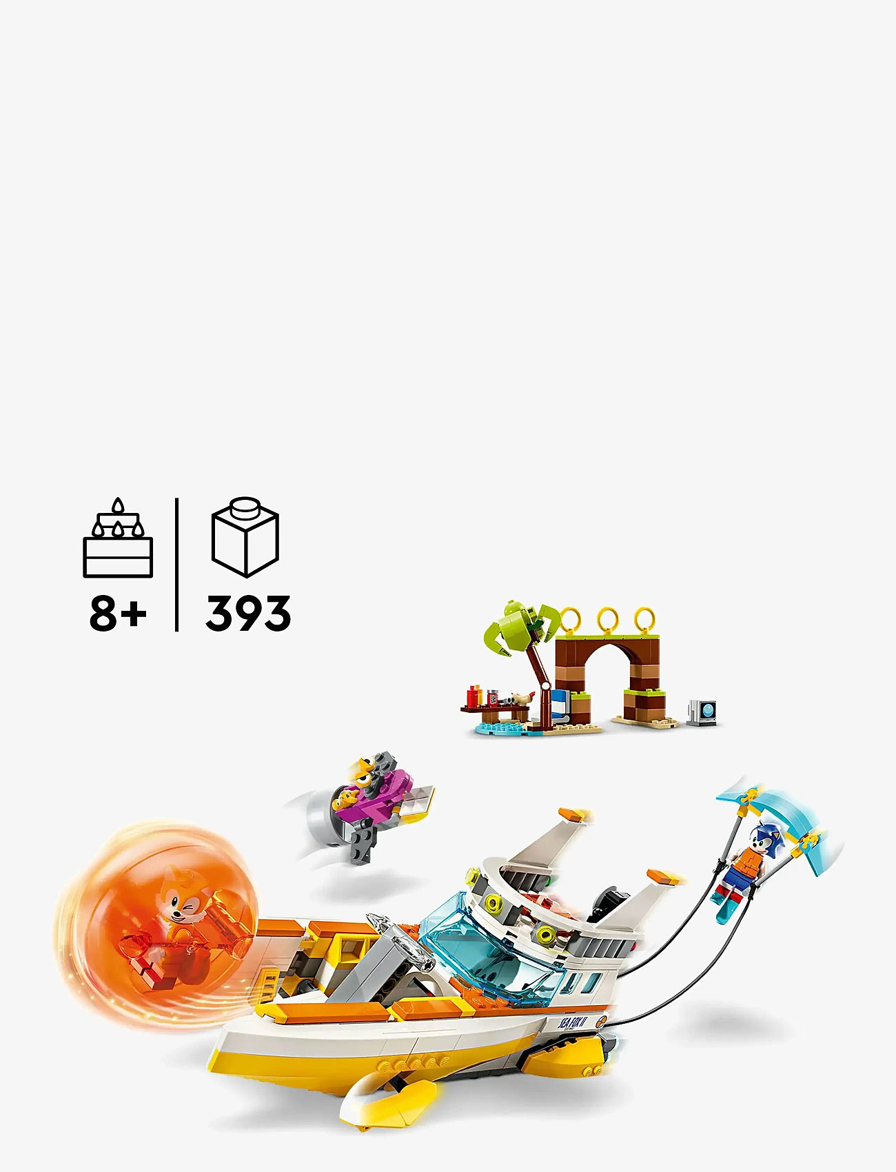LEGO - Sonic the Tails’ Adventure Boat Toy 76997 - lego sonic the hedgehog™ - multi - 1