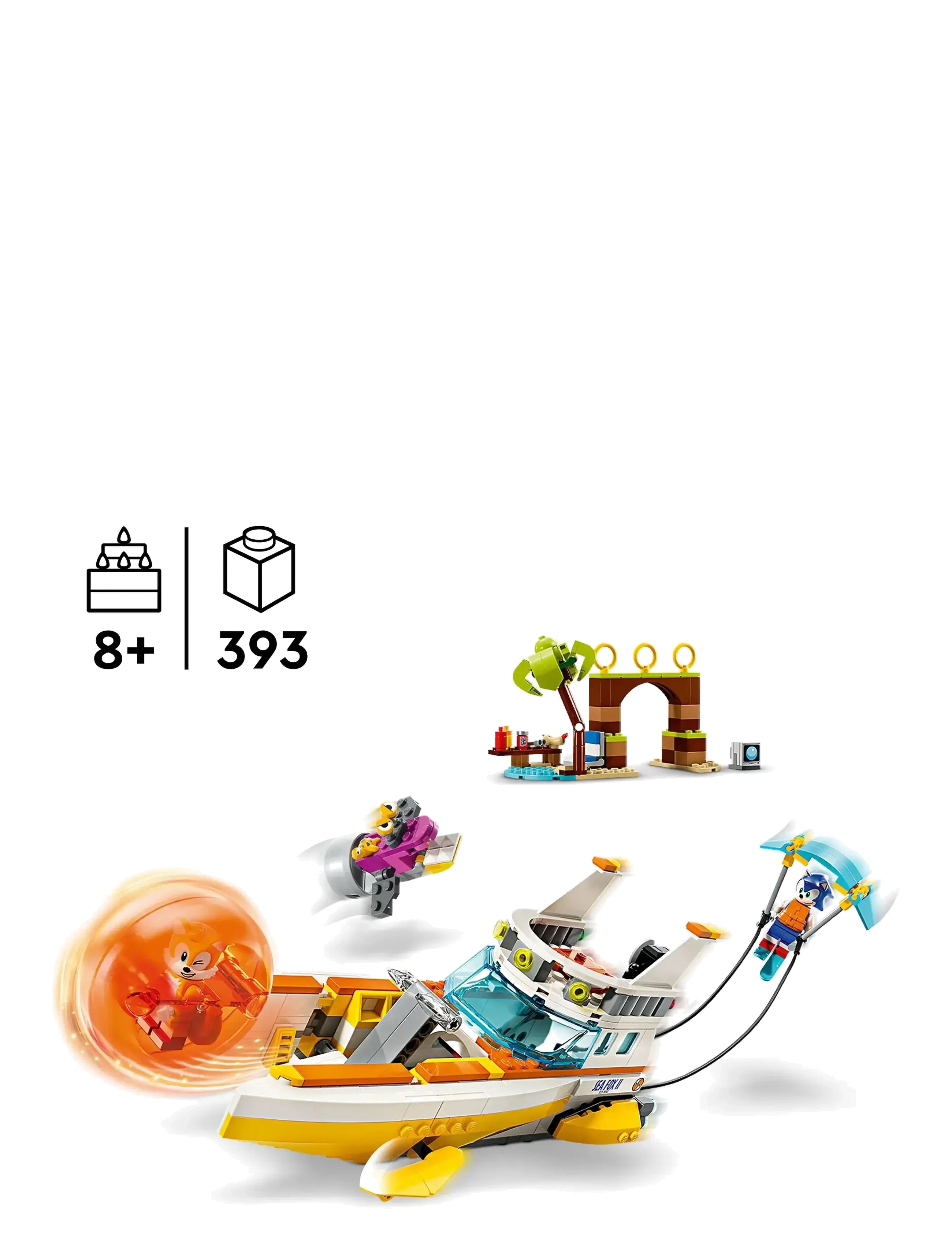 LEGO - Tails' actionbåd 76997 - lego sonic the hedgehog™ - multi - 1