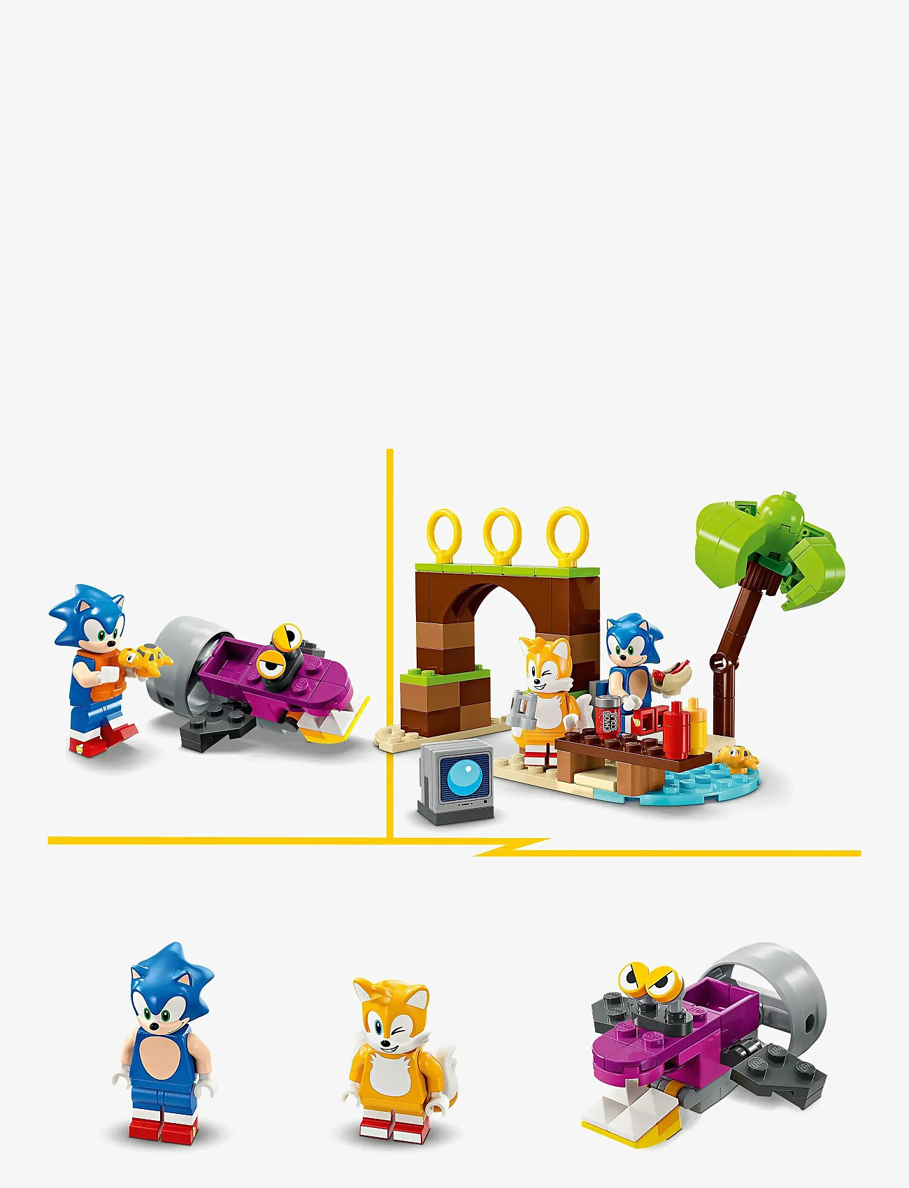 LEGO - Sonic the Tails’ Adventure Boat Toy 76997 - lego sonic the hedgehog™ - multi - 4