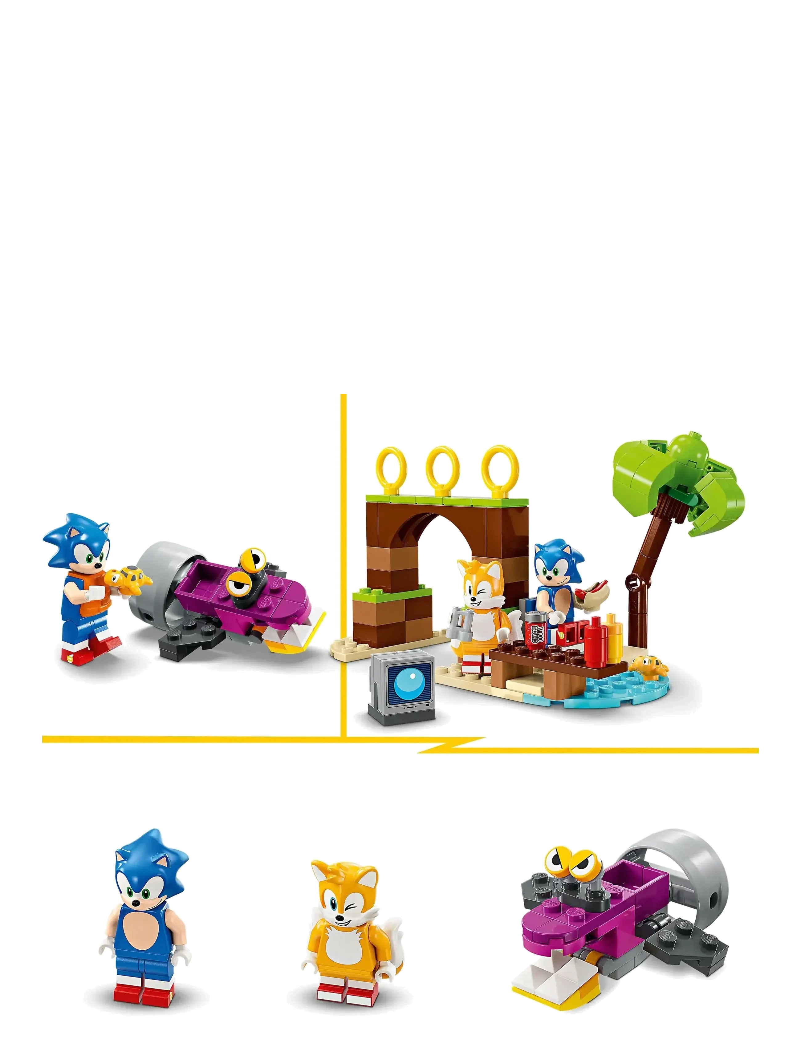 LEGO - Tails' actionbåd 76997 - lego sonic the hedgehog™ - multi - 4