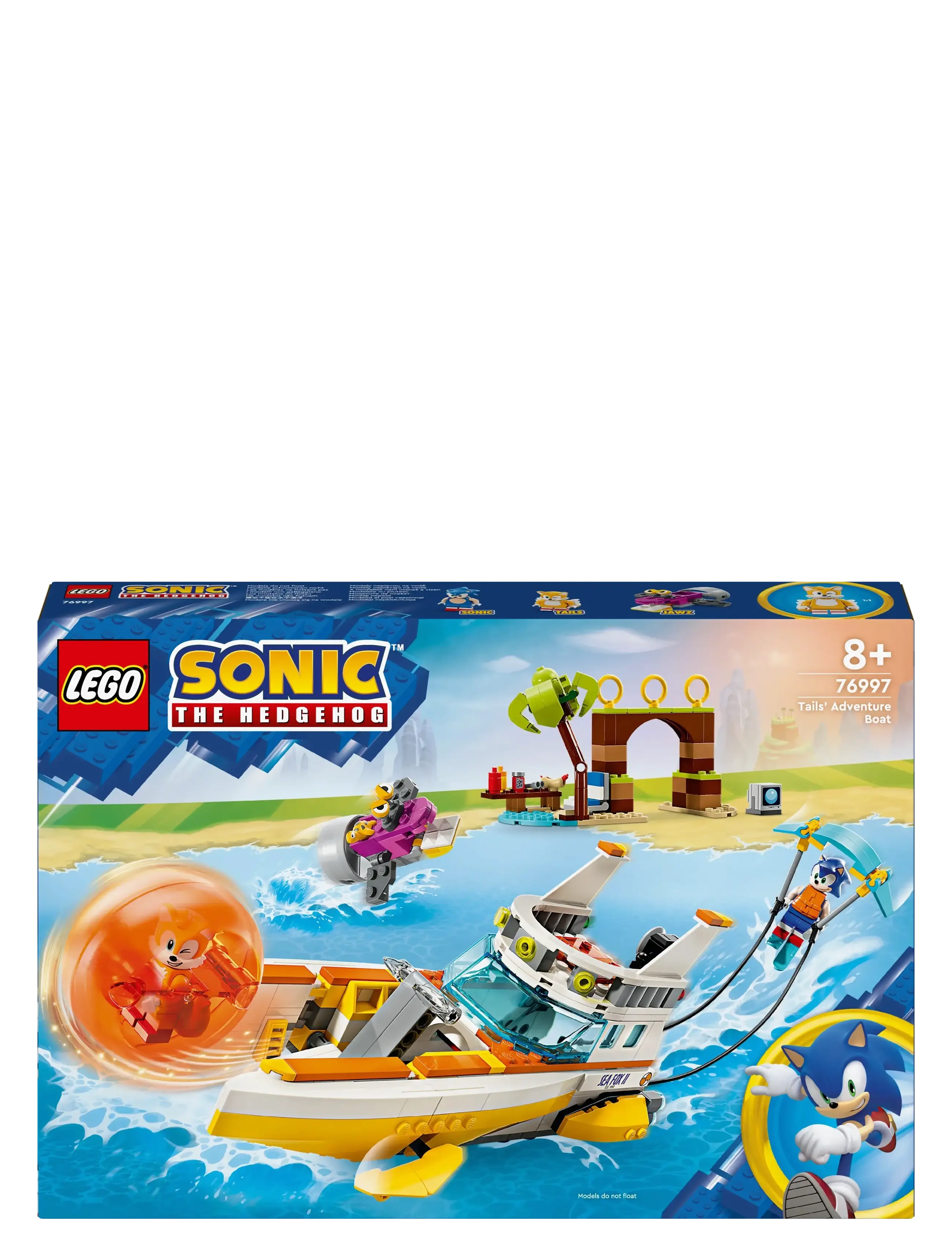 LEGO - Tails' actionbåd 76997 - lego sonic the hedgehog™ - multi - 5