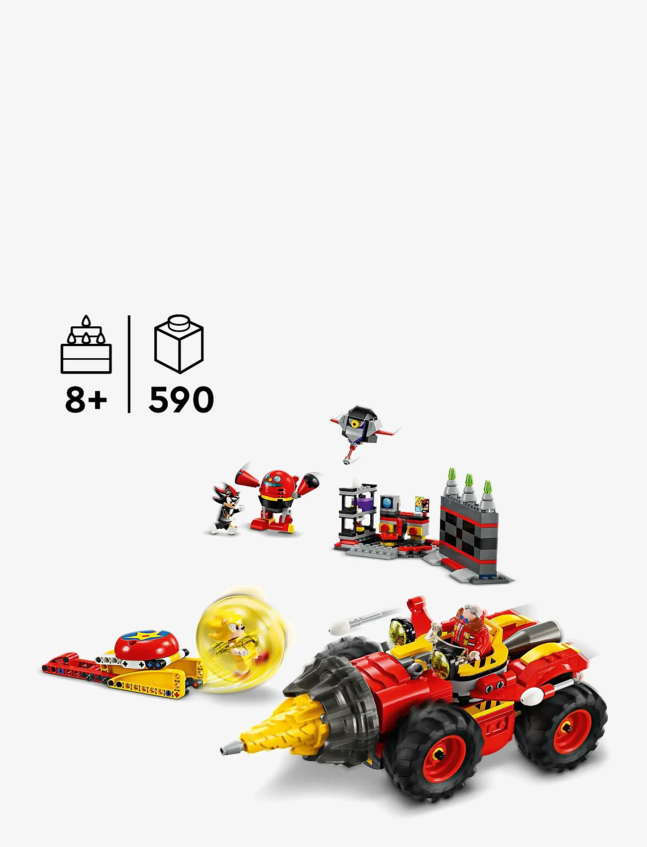 LEGO - Sonic the Super Sonic vs. Egg Drillster 76999 - lego sonic the hedgehog™ - multi - 1
