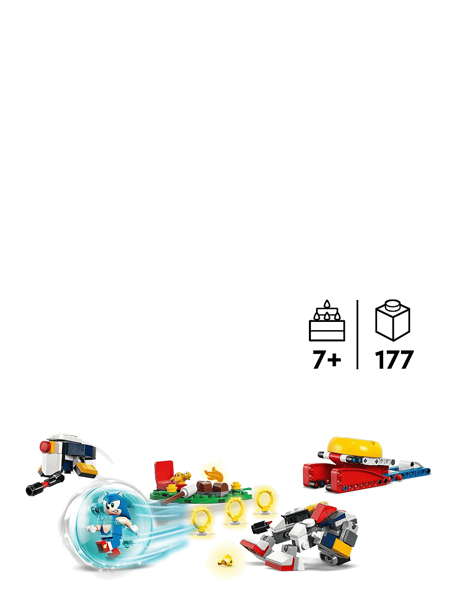 LEGO - Sonic the Hedgehog™: Sonic’s Campfire Clash Toy 77001 - die niedrigsten preise - multi - 1