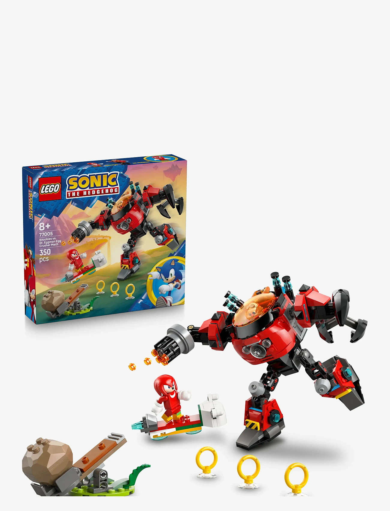 LEGO - Sonic the Knuckles vs. Dr. Eggman Egg Crusher Mech Toy Set 77005 - lego sonic the hedgehog™ - multi - 0