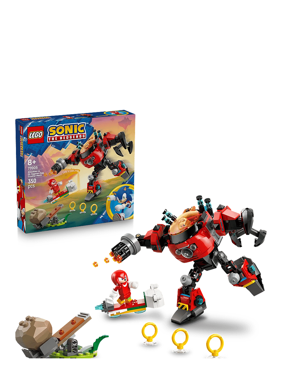 LEGO - Sonic the Knuckles vs. Dr. Eggman Egg Crusher Mech Toy Set 77005 - geburtstagsgeschenke - multi - 0