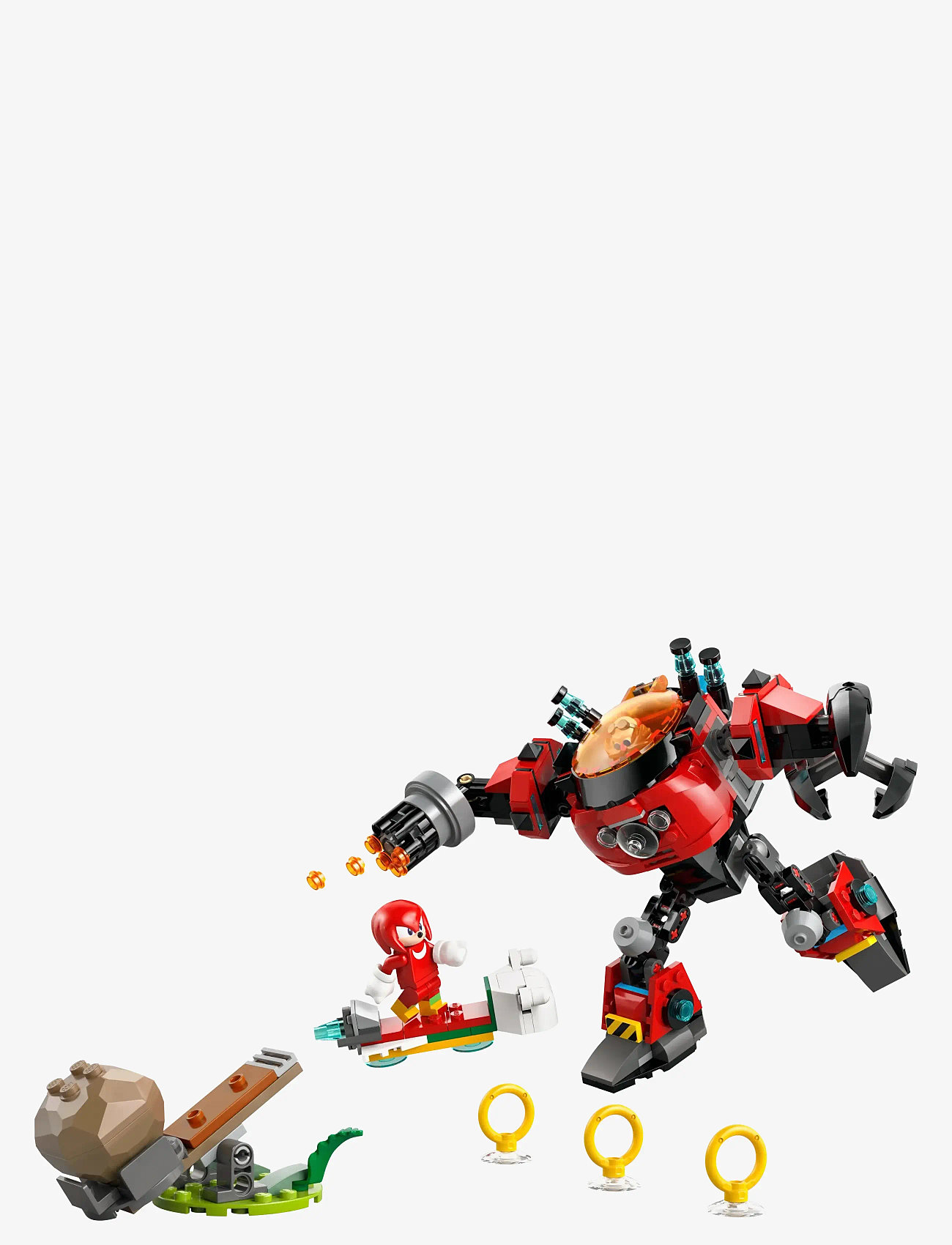 LEGO - Sonic the Knuckles vs. Dr. Eggman Egg Crusher Mech Toy Set 77005 - lego sonic the hedgehog™ - multi - 1