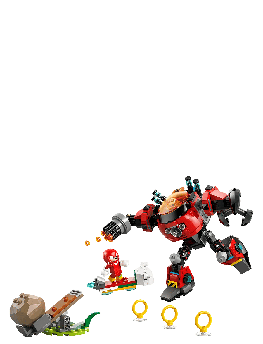 LEGO - Sonic the Knuckles vs. Dr. Eggman Egg Crusher Mech Toy Set 77005 - geburtstagsgeschenke - multi - 1